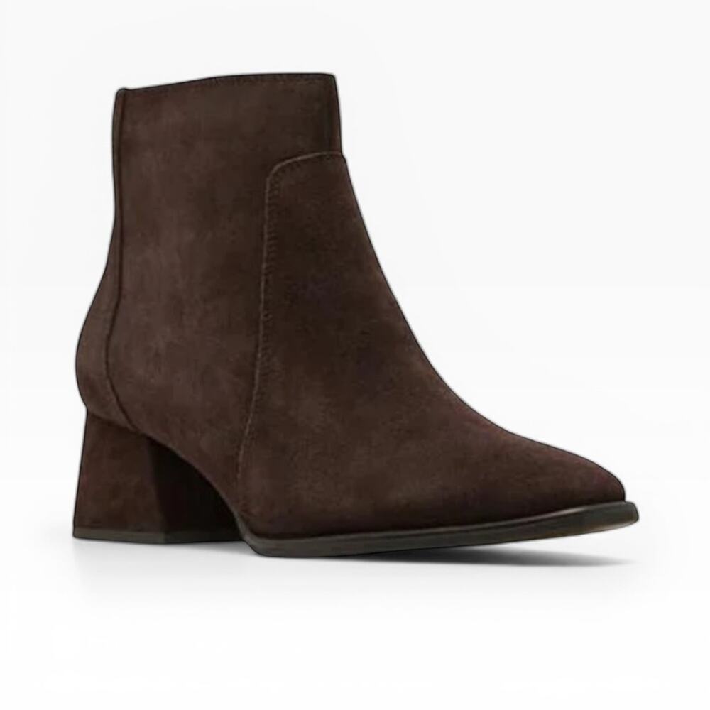 Blondo Marcie Brown Waterproof Suede Booties – Sz 9M - Picture 2 of 9